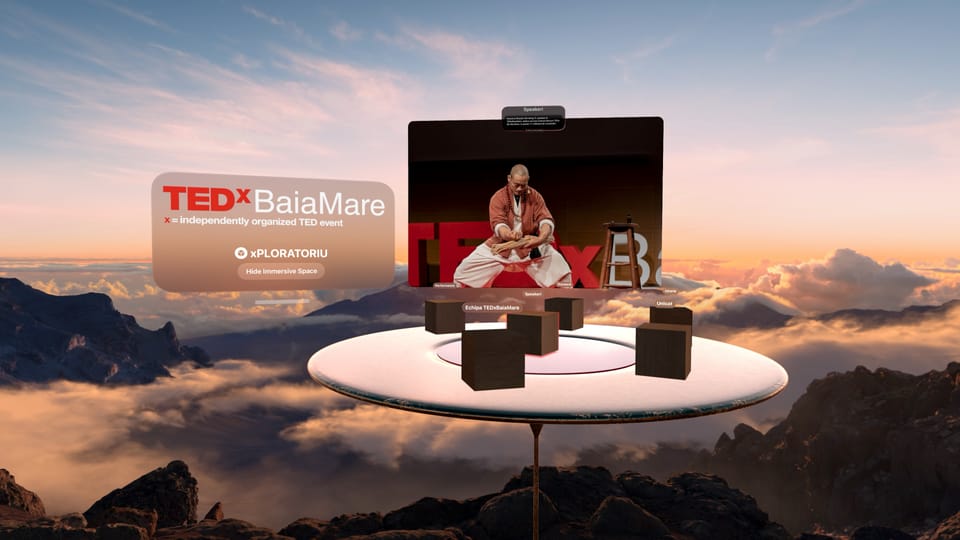 xPLORATORIU: How we turned TEDxBaiaMare’s photo archive into a interactive story on Apple Vision Pro